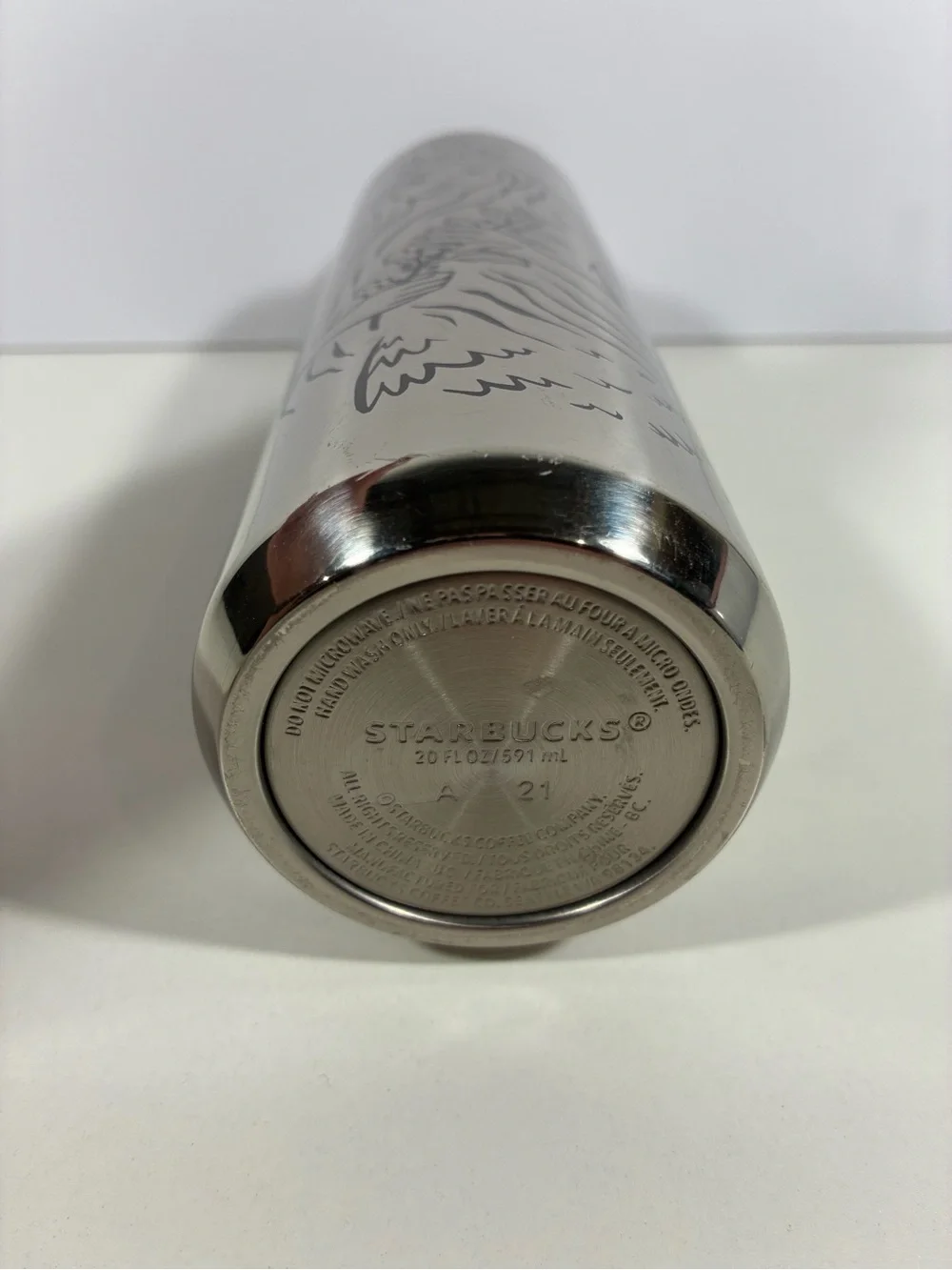 Starbucks 50th Anniversary 20oz Stainless Steel Siren Insulated Tumbler 2021 EUC